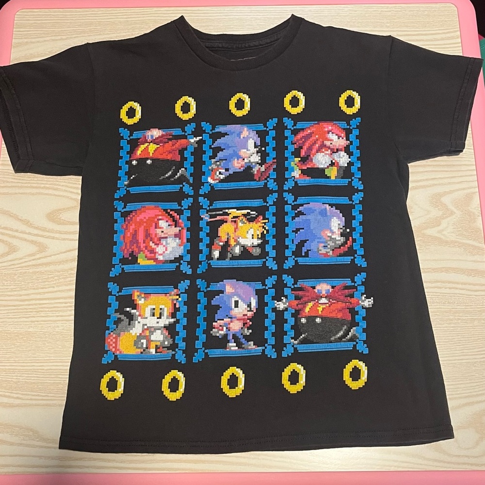 Sonic the Hedgehog Black Kids T-Shirt